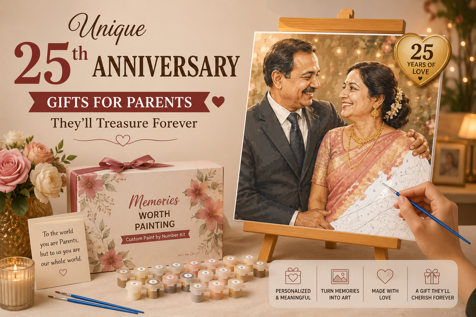 Unique 25th Anniversary Gifts for Parents They'll Treasure Forever