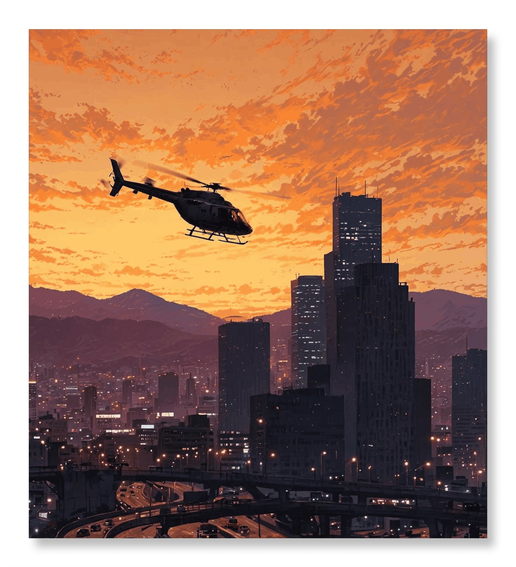 Los Santos Sunset - GTA