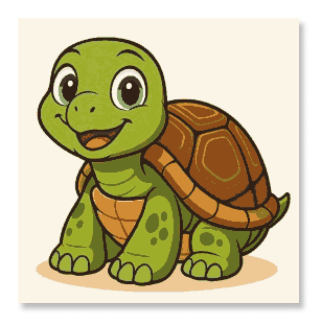 Happy Baby Turtle