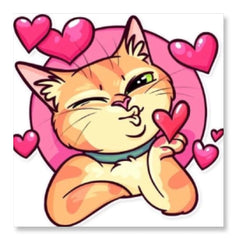 Kiss from Cute Cat - Valentine Special