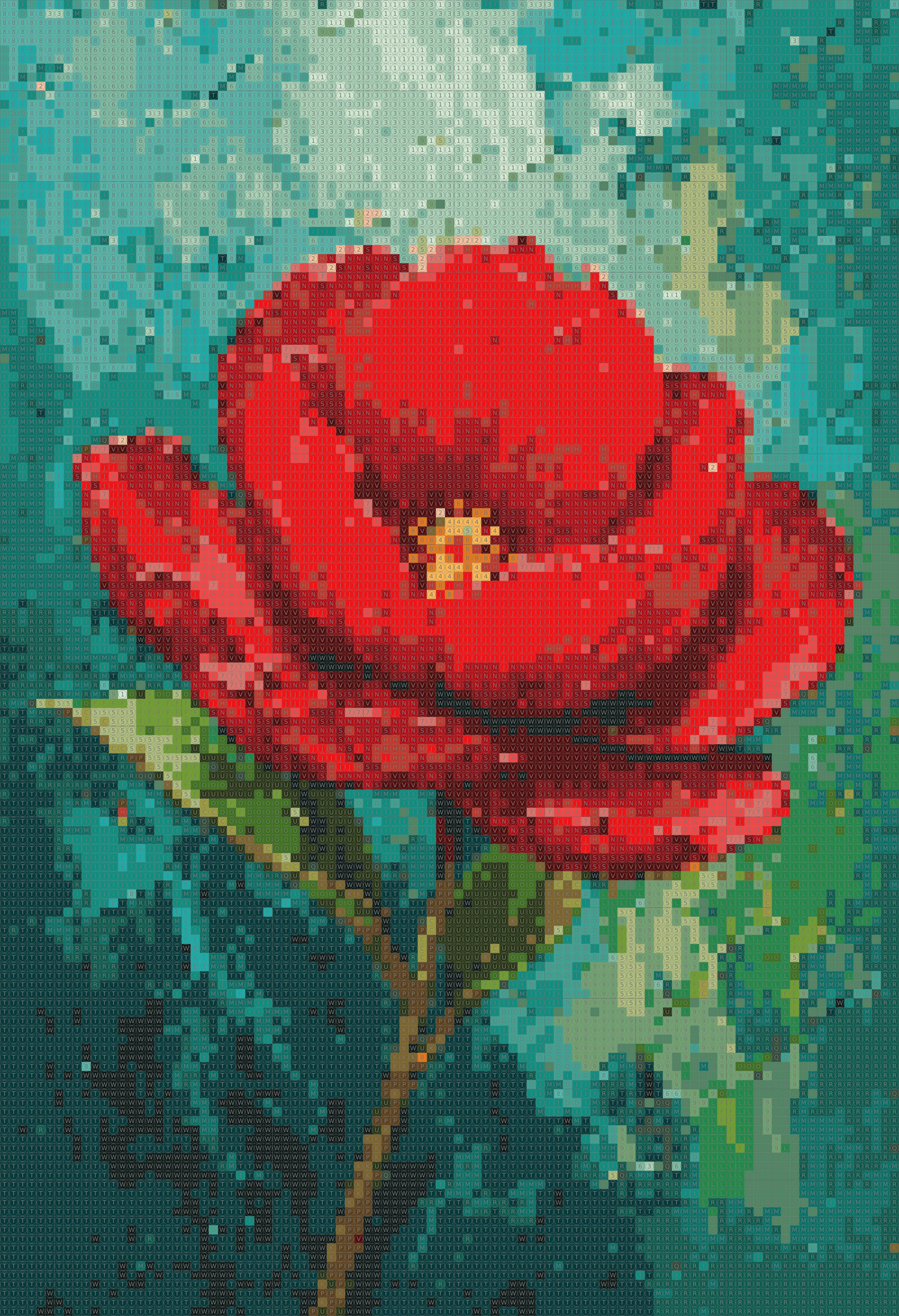 Chroma Rose - Dot by Number
