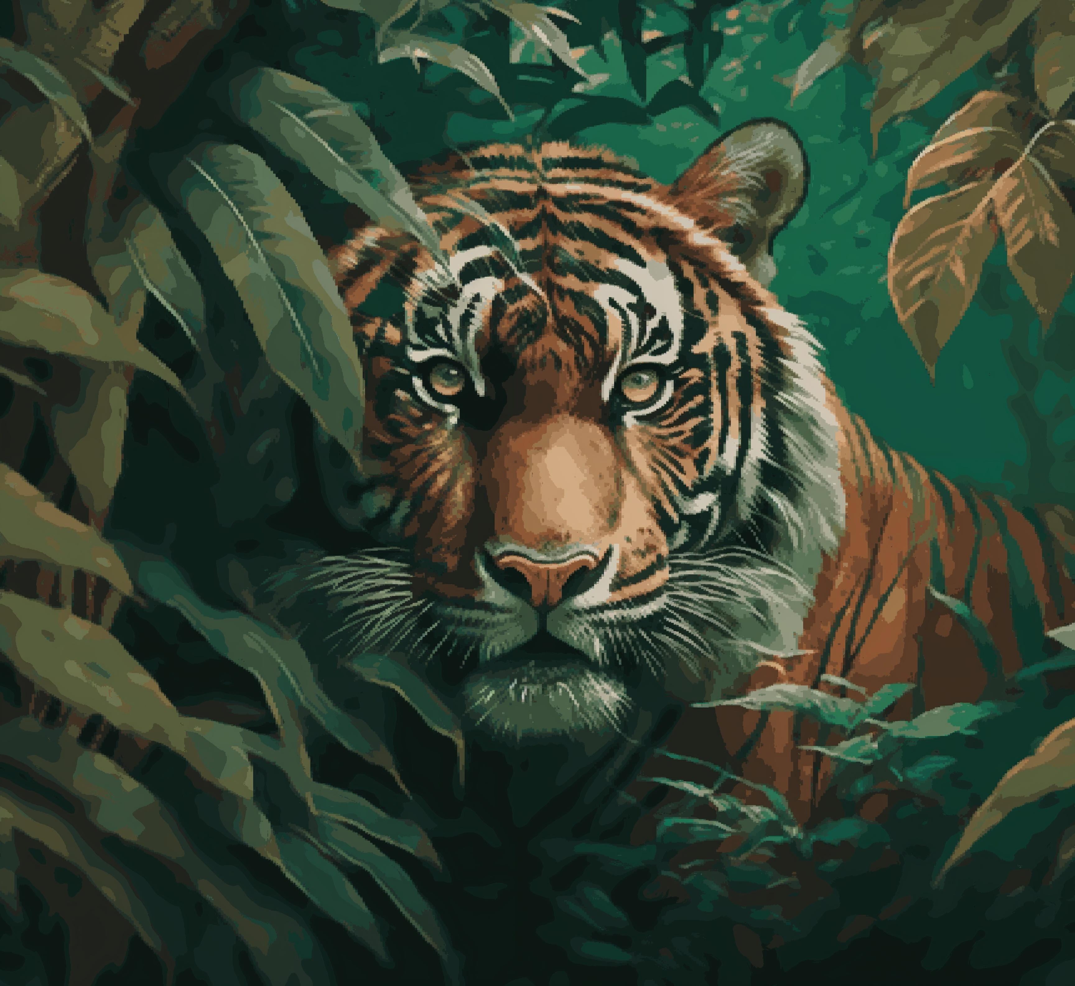 Tiger Staring - Eye of the Tiger