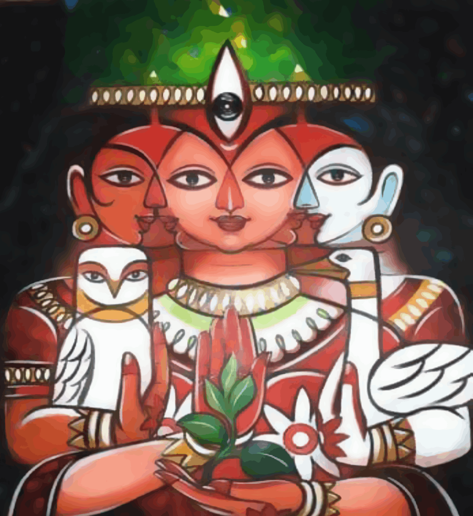 Tri Devi Abstract