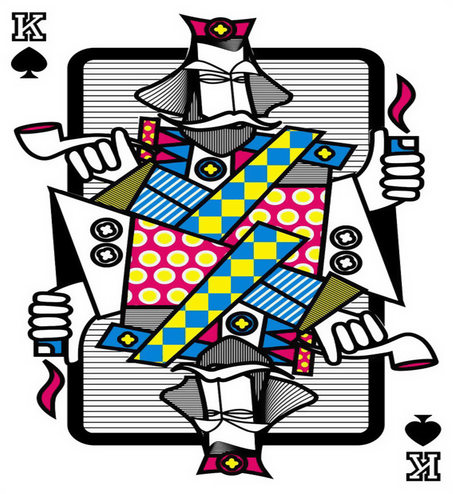 Playing Cards Modern King - Raja Rani Collection