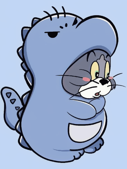 Cute Tom in Dino