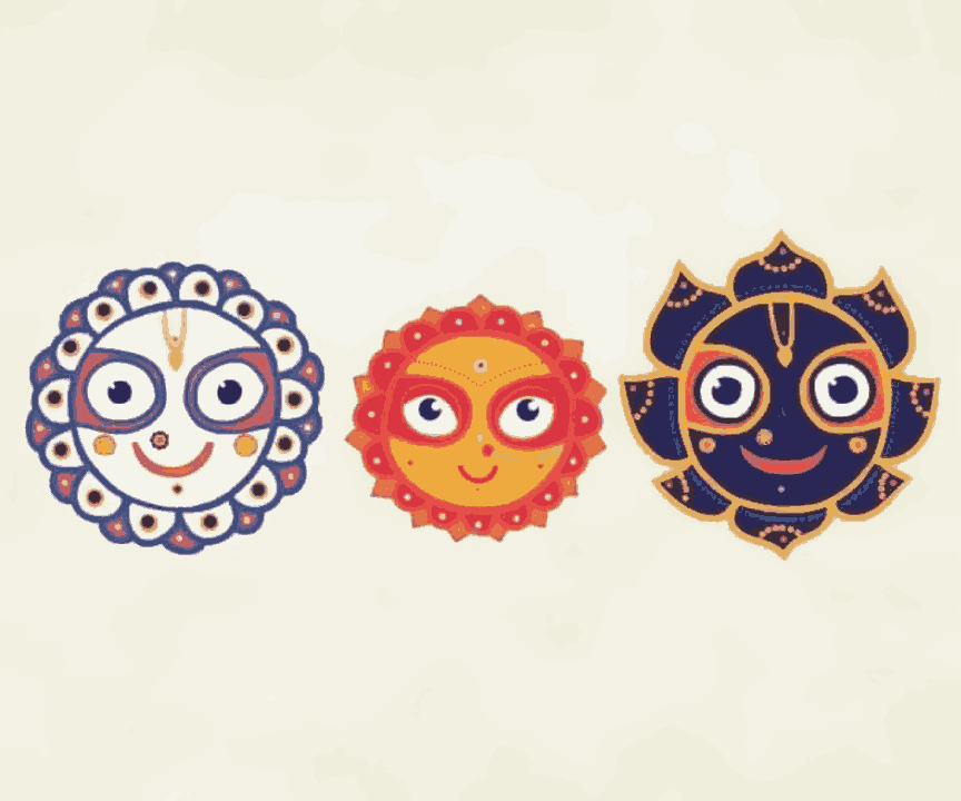 Divine Faces Of Jagannath