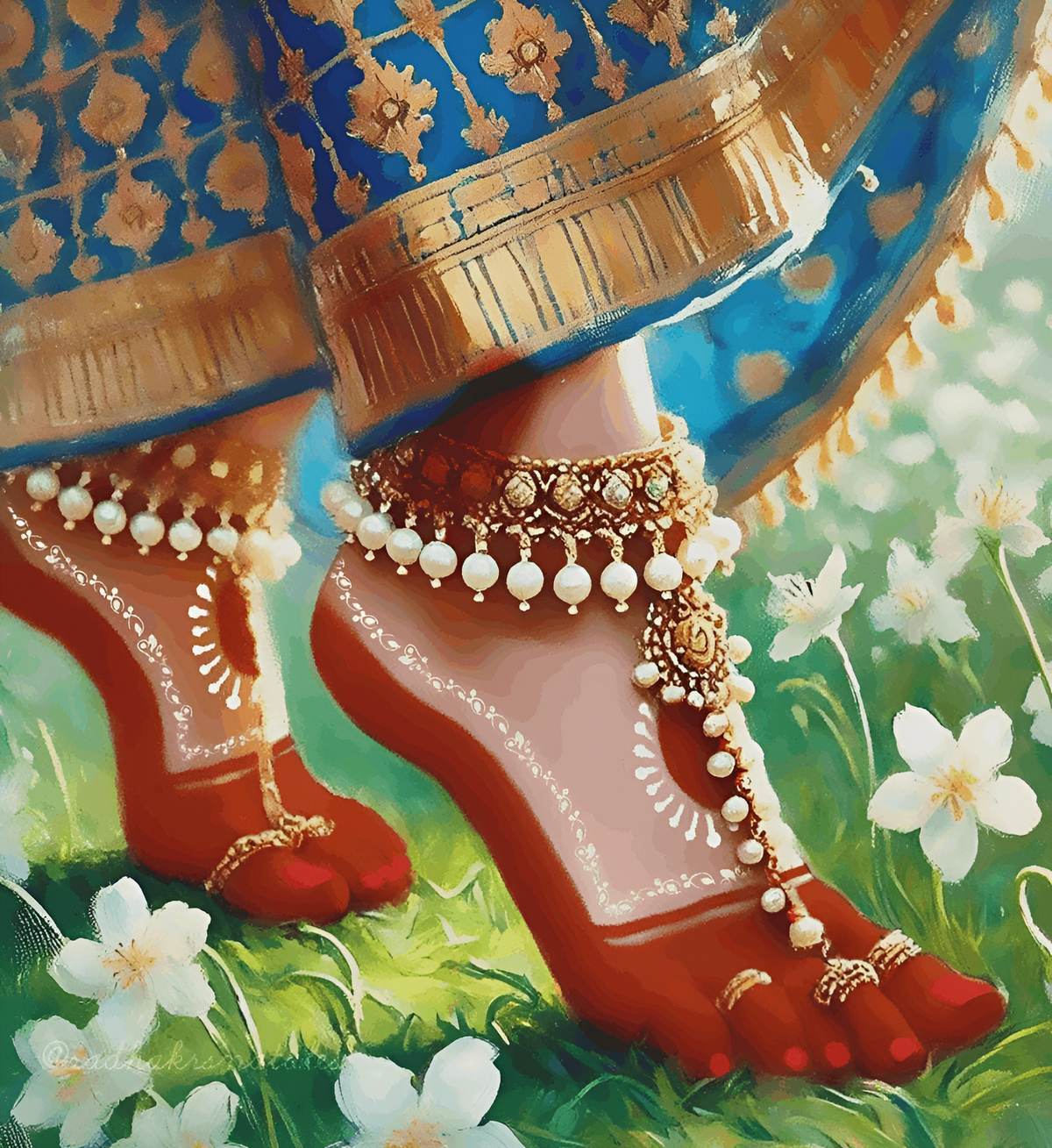 Grace of Vrindavan - Ghibli Addition Radha
