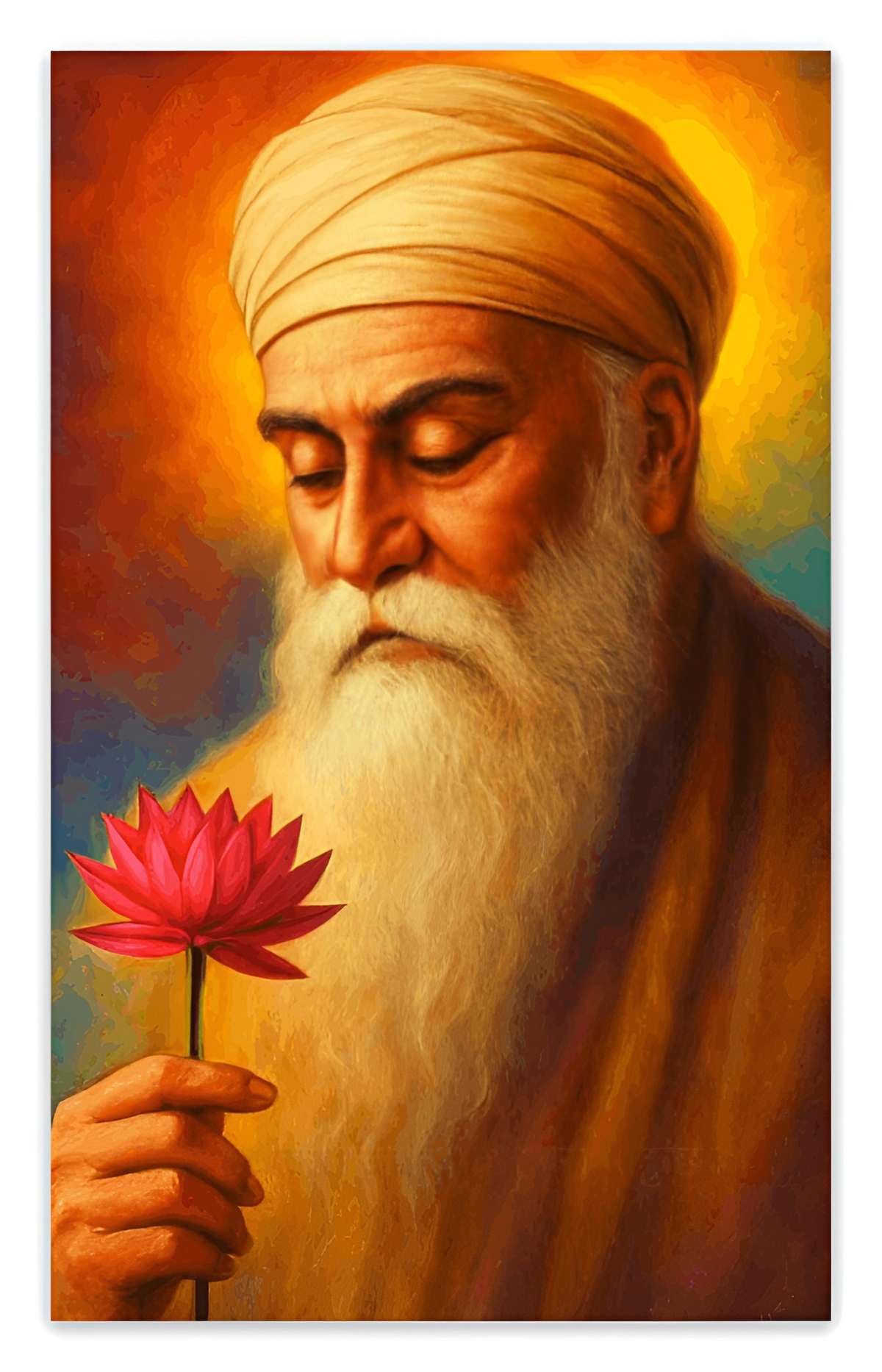 Guru Gobind Devji with Lotus