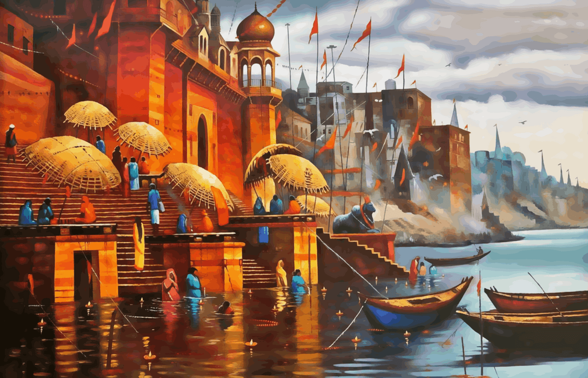 The Eternal Flow: Ghats of Varanasi