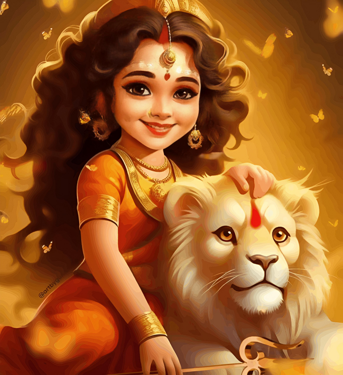 Cute Mata Durga