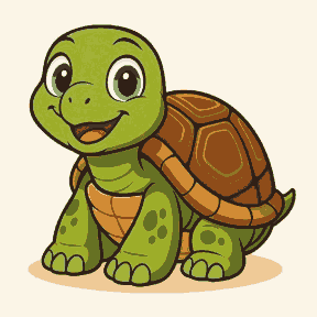 Happy Baby Turtle