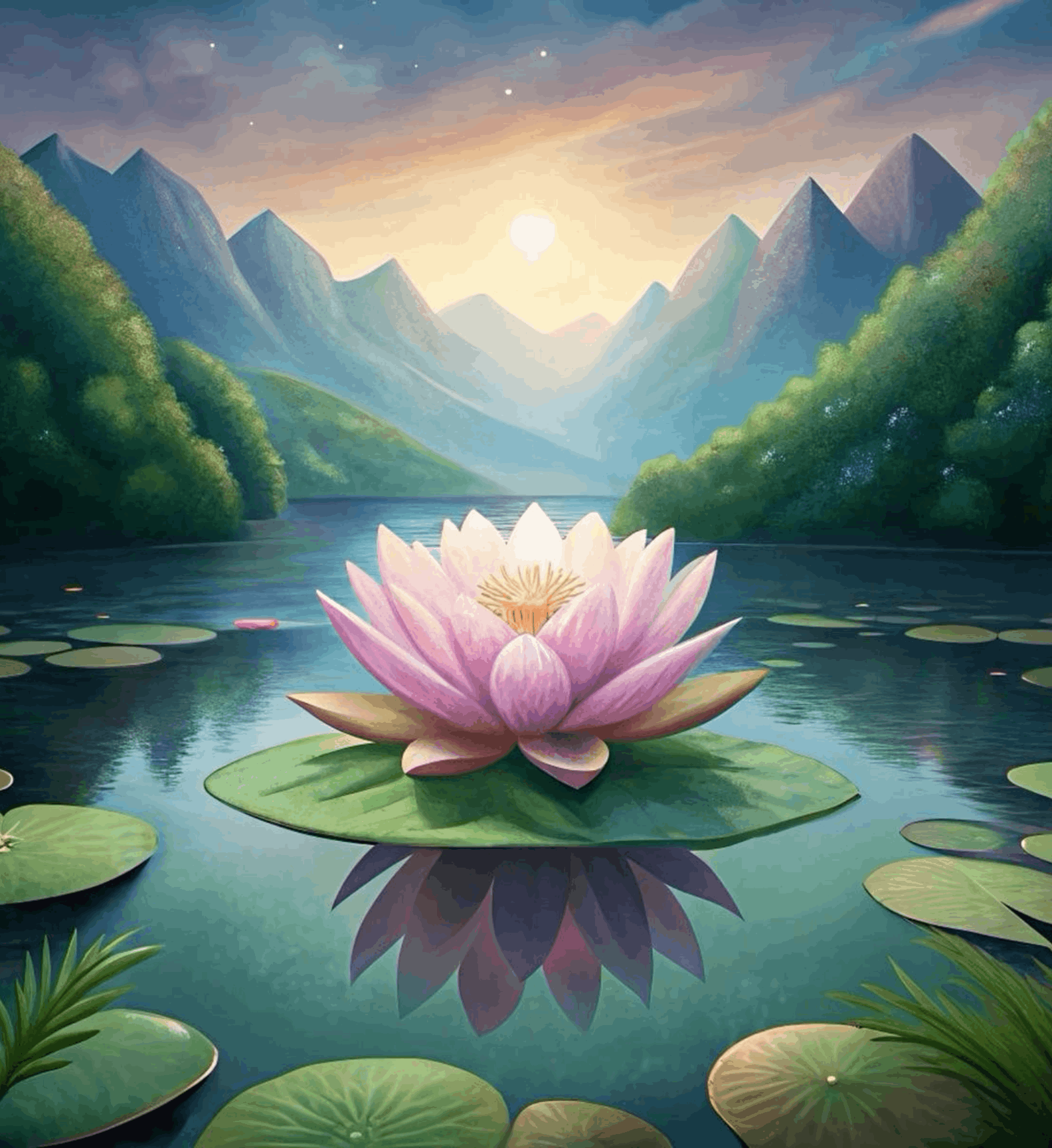 Pink Lotus in the Highlands