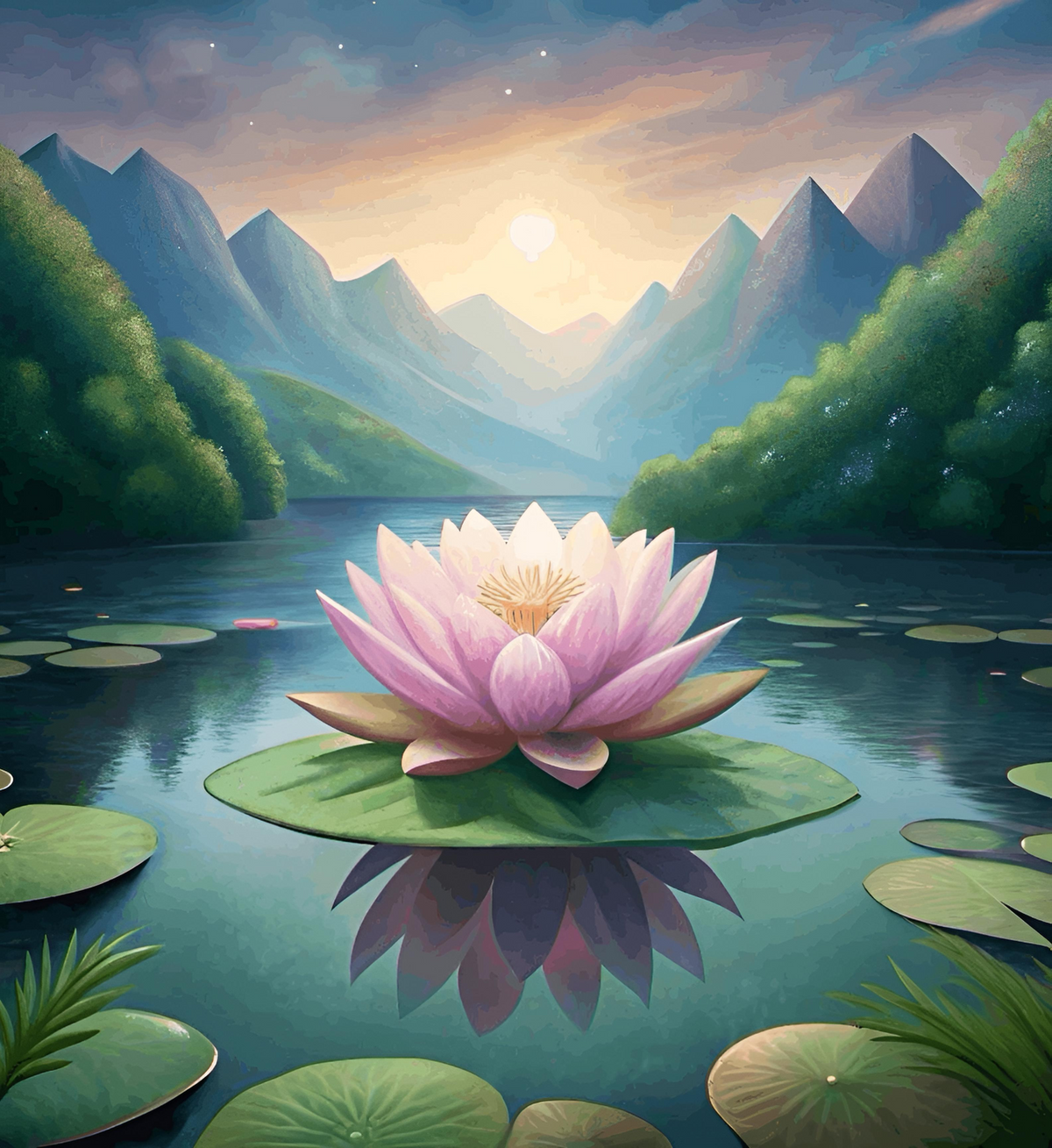 Pink Lotus in the Highlands