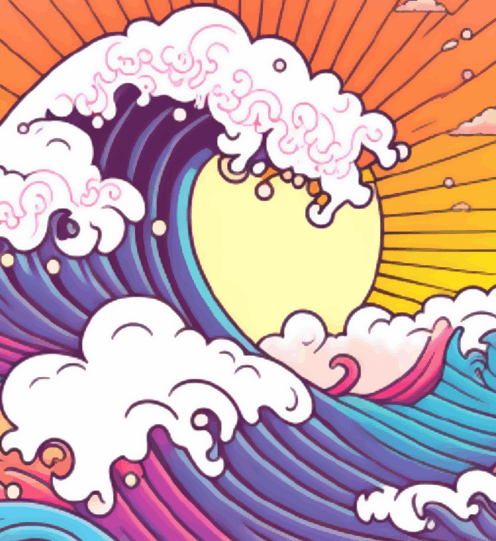 Sea Sunset Artwork