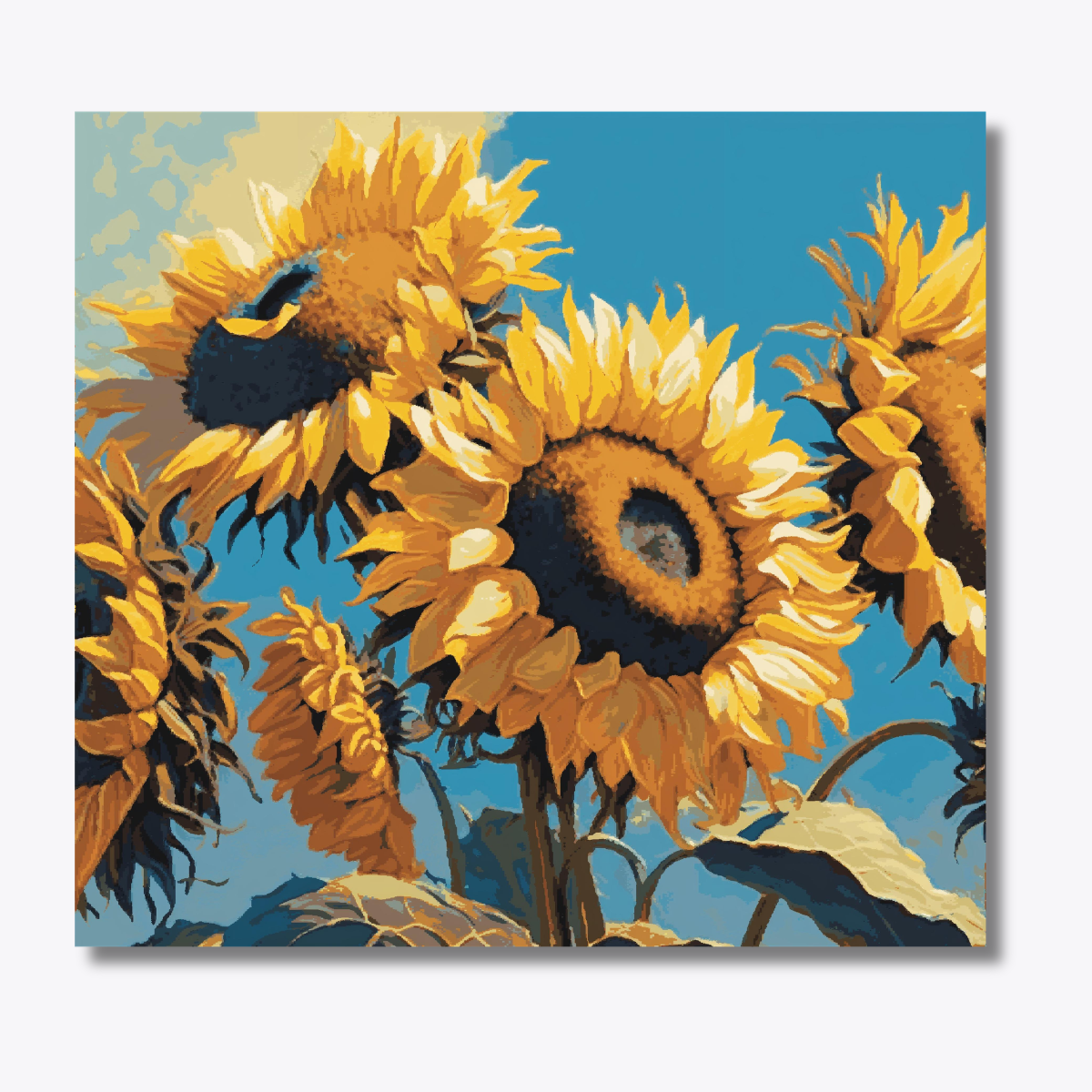 Yellow SunFlower Closer Look