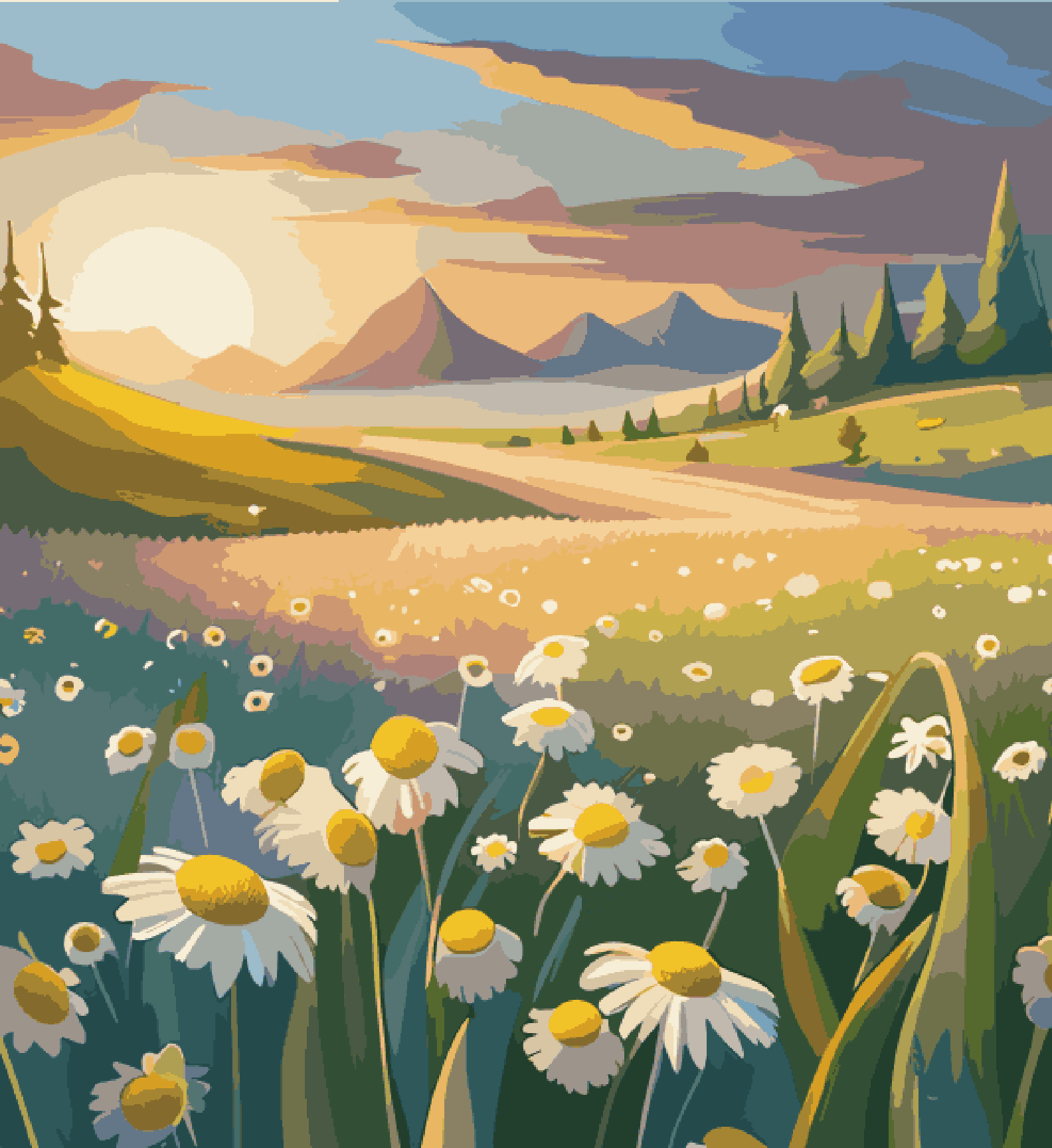 Blossoming Flowers