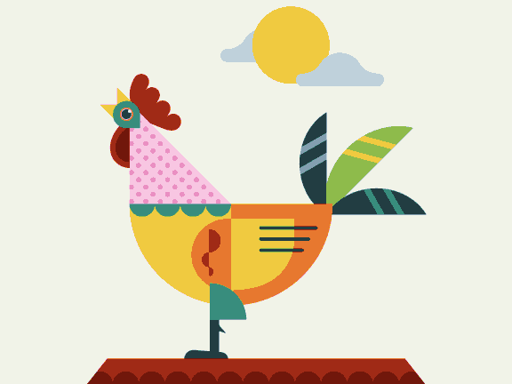 Crowing Hen
