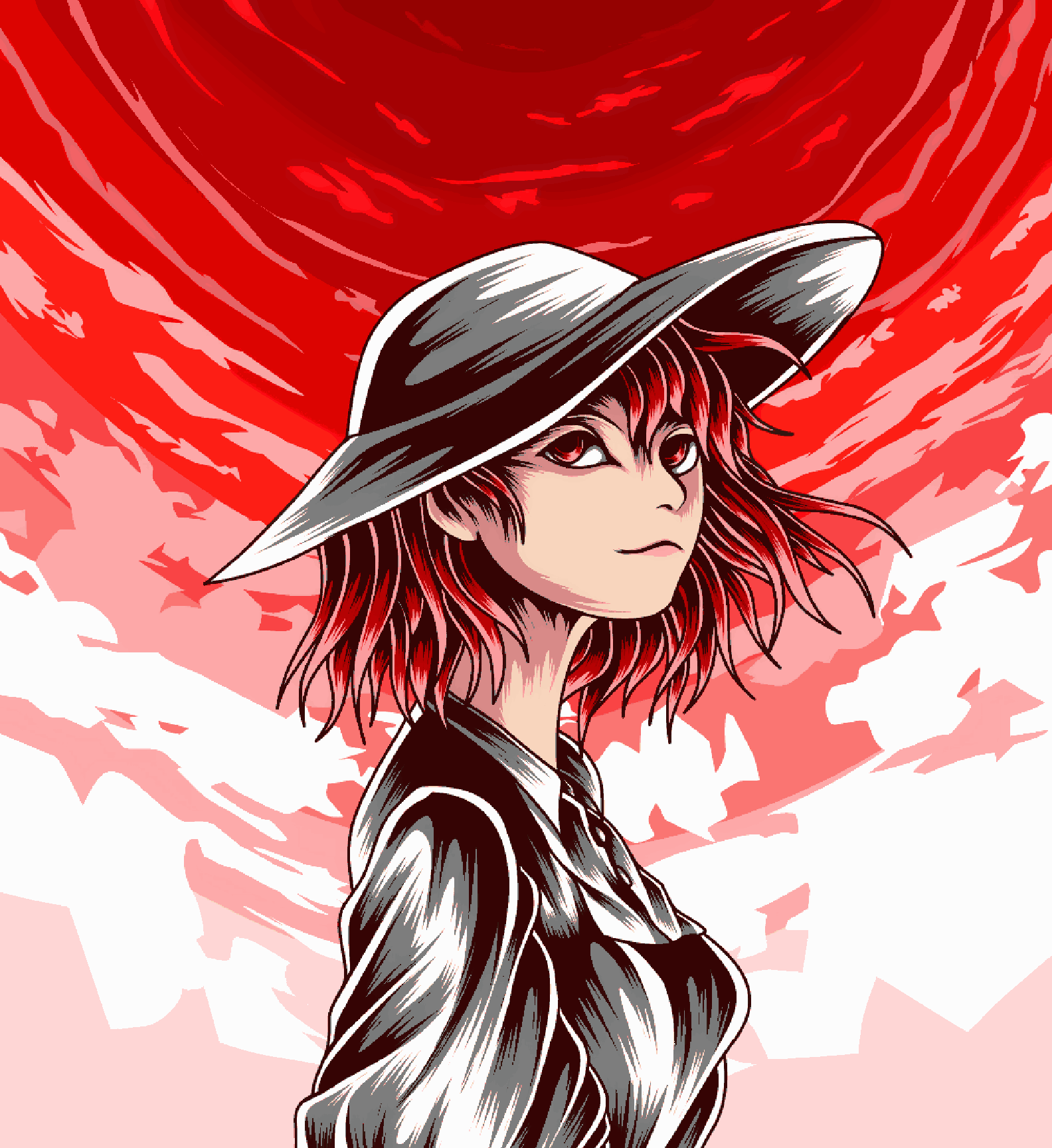 Girl with Black Cap