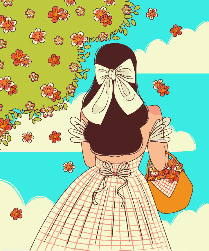 Girl with Bow