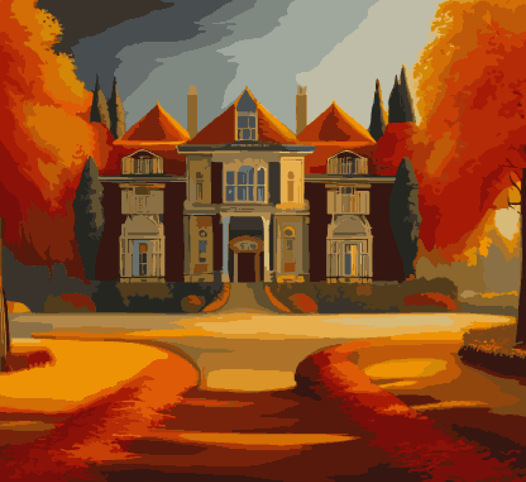 House in Red