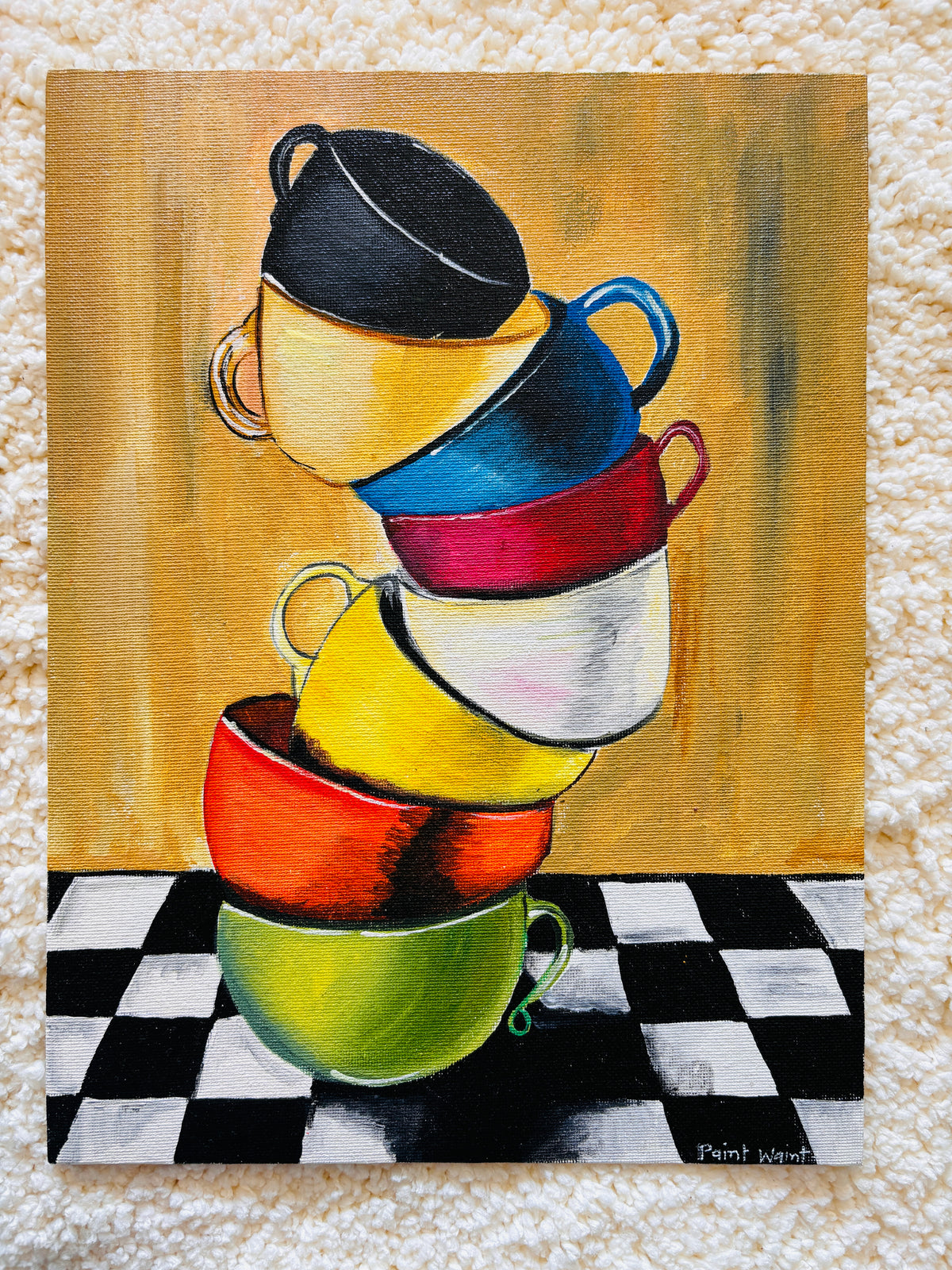 Stack of Cups- Tutorial