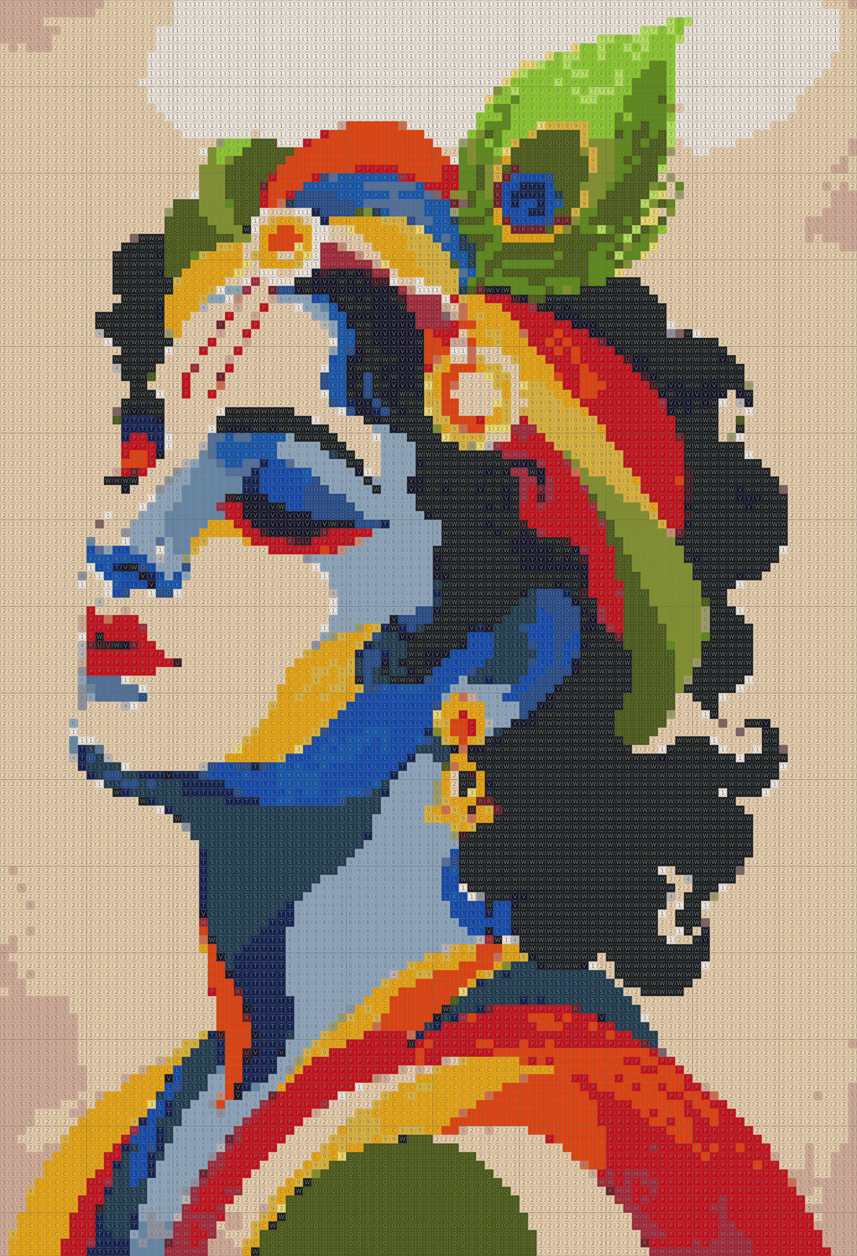 Rangmayi Krishna- Dot by Number