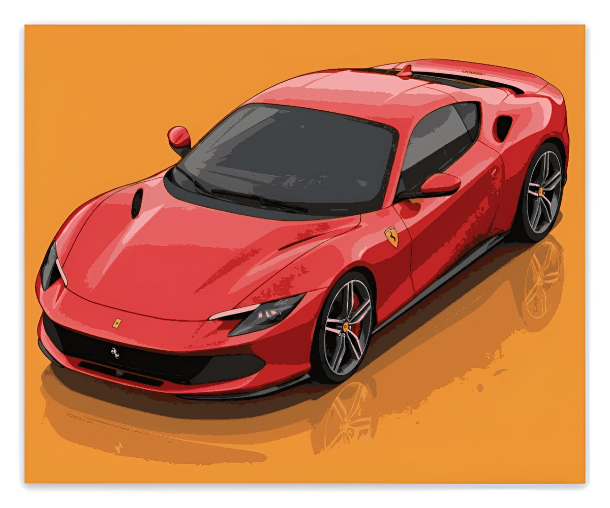 Rosso Corsa Car - Ferrari