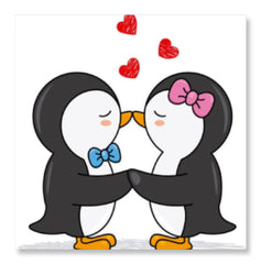 Penguins Kissing - Kiss Day