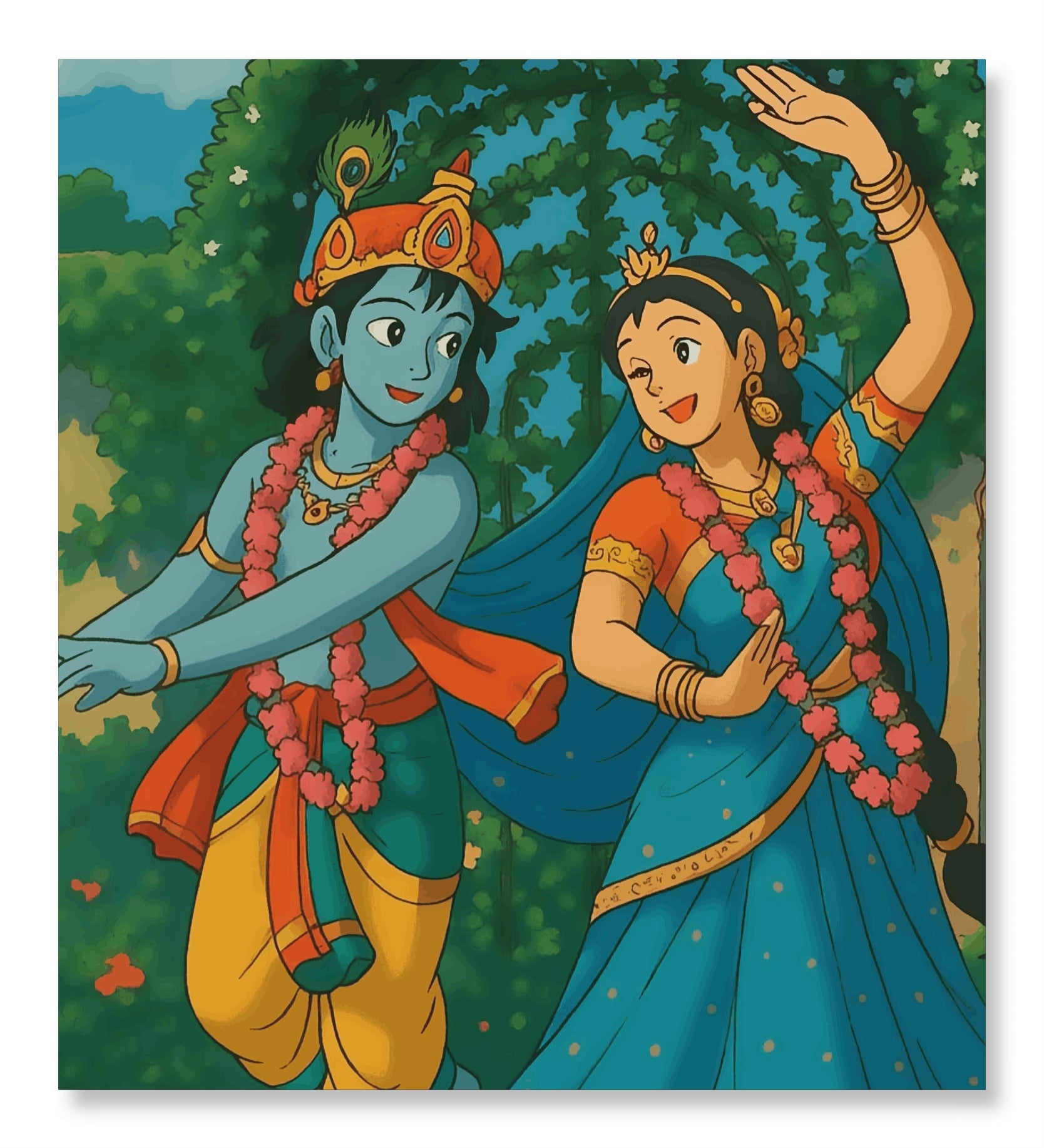 Madhur Rasleela - Ghibli Addition Radha Krishna