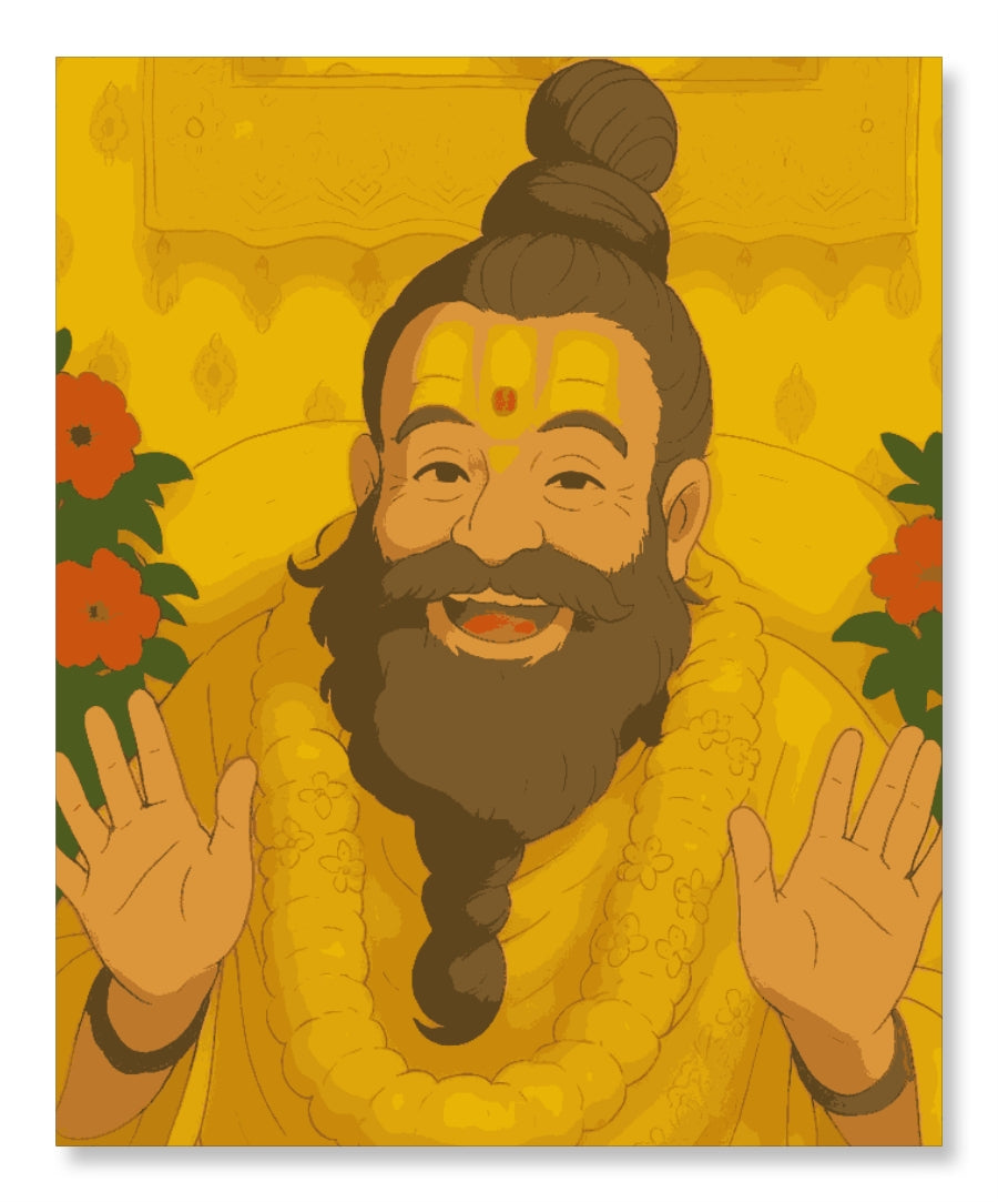 Blessing of Pramanandji Maharaj - Ghibli Addition