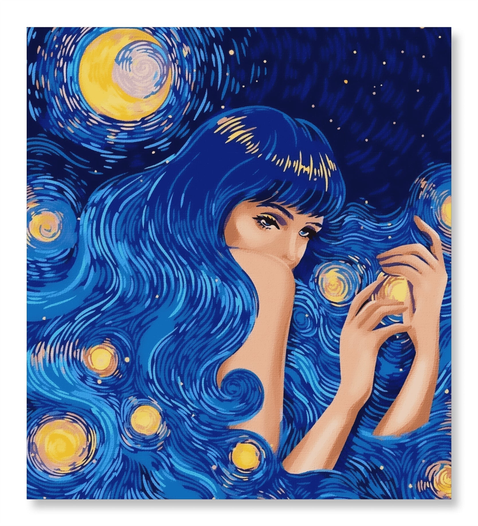 Starry Night Beauty - Katy Perry Van Gogh