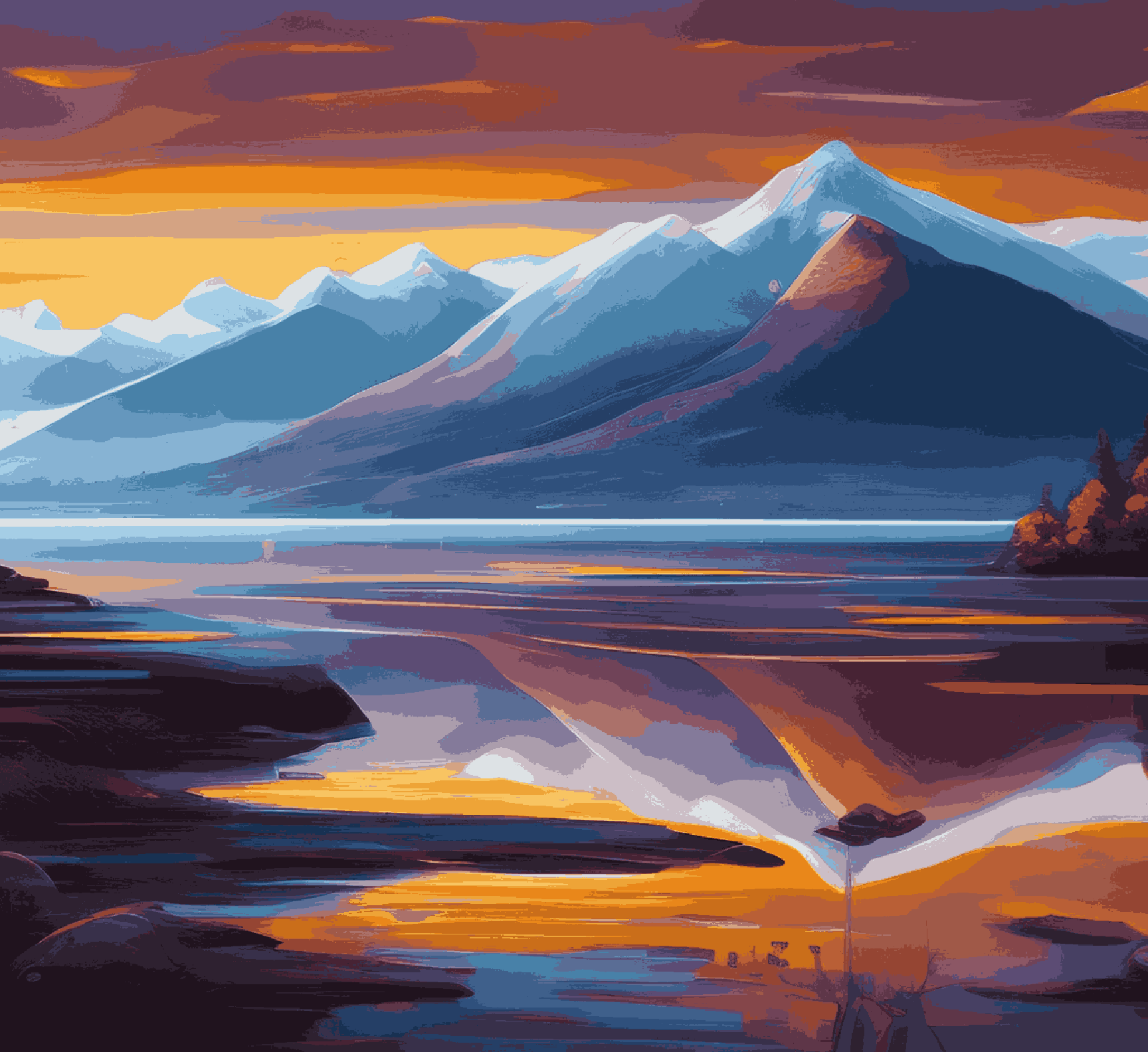 Mountain Reflection