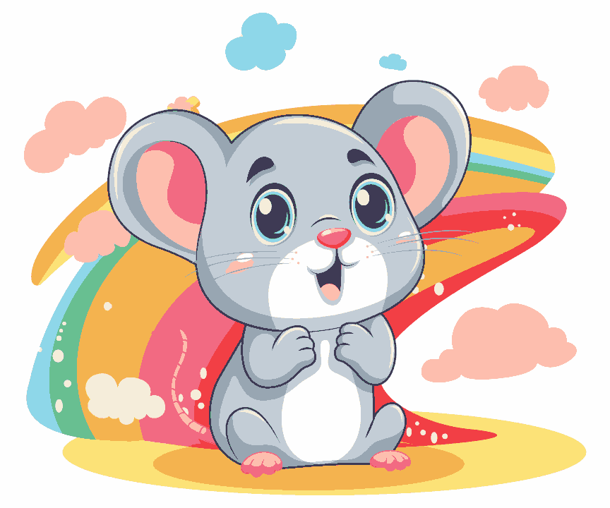 Mouse & Rainbow