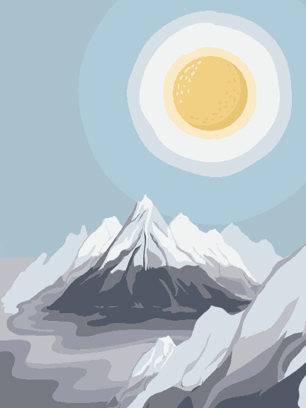 Moutains & Sun