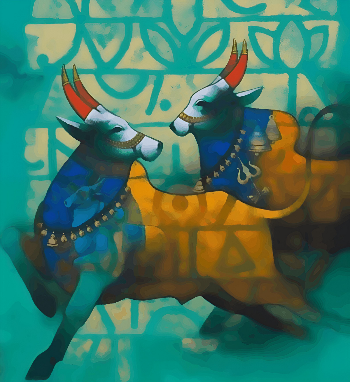 Abstract Bulls