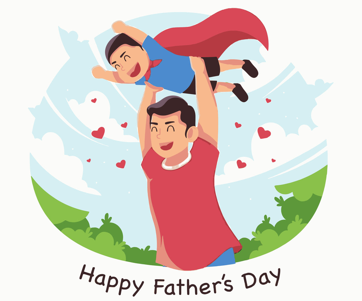 Father's Day- Superman Son with Father