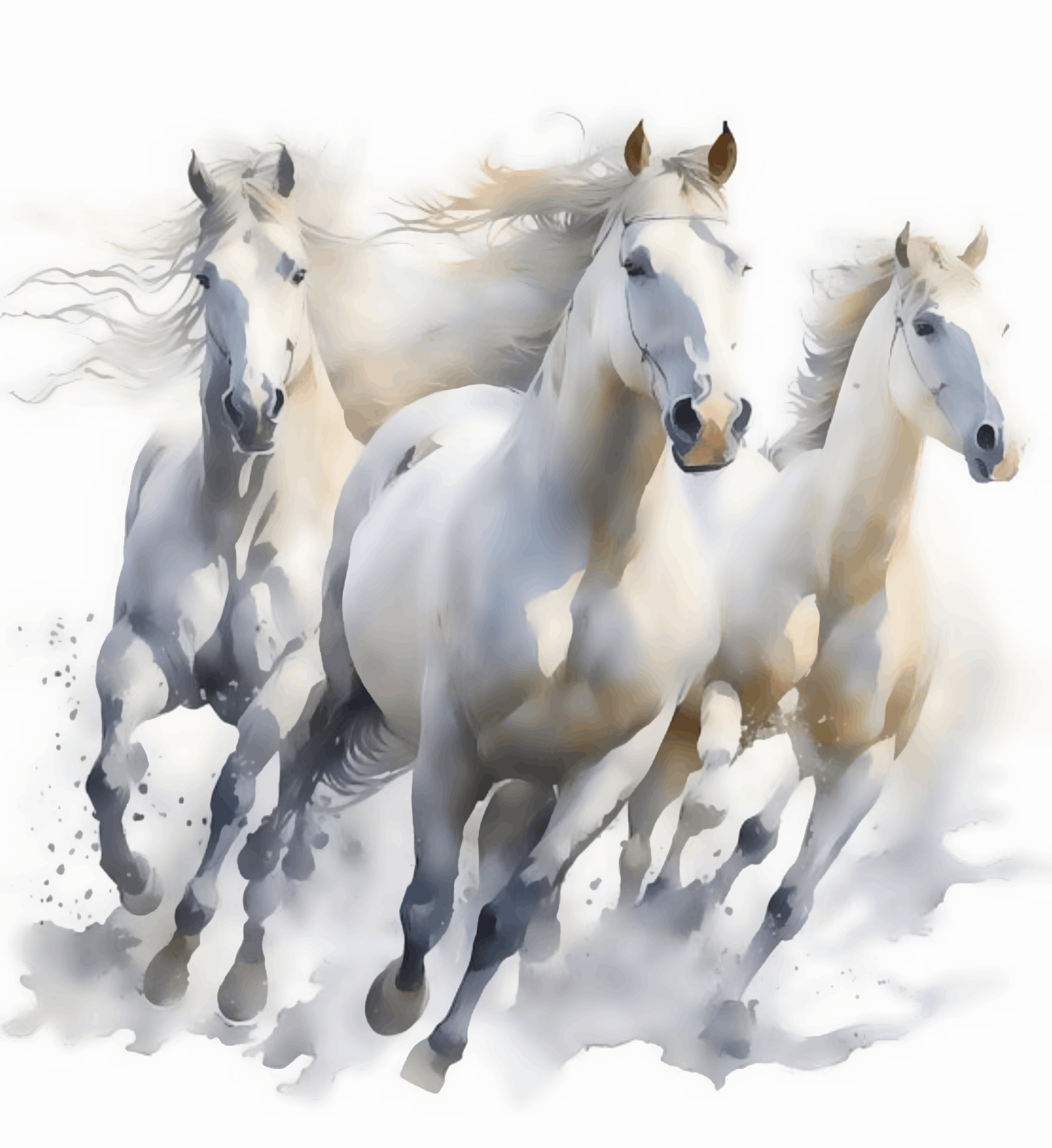Trio Horses Lucky
