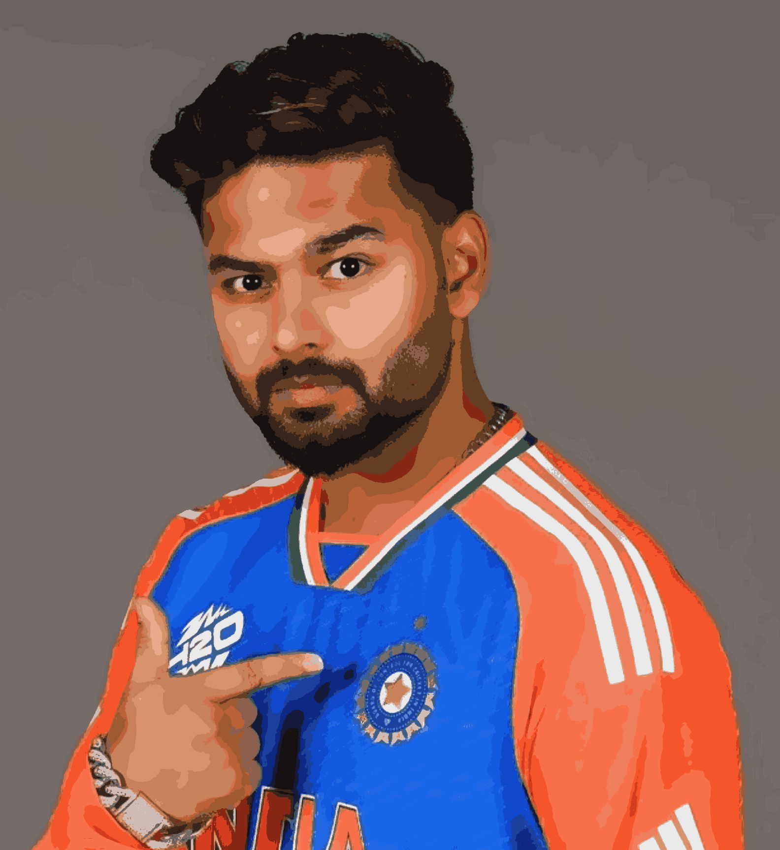 Rishabh Pant-Cricketer-T20 World Cup Collection