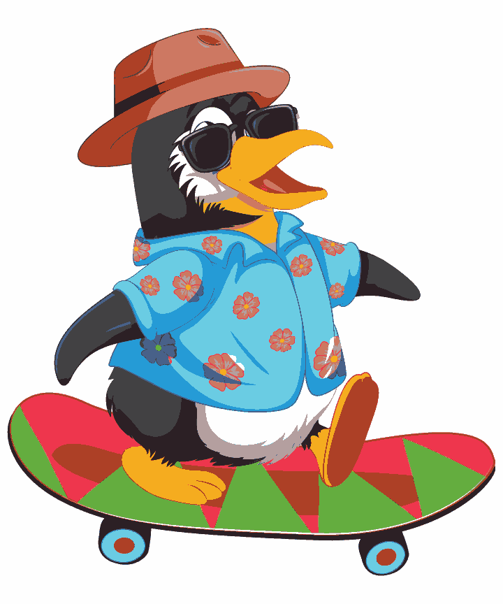 Skating Penguin