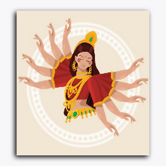 Durga Maa Dancing