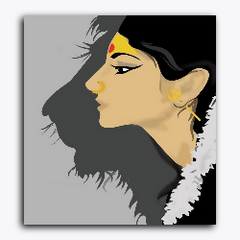 Women Shadow of Lion