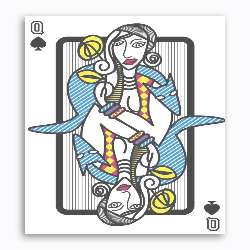 Modern Cards Queen - Raja Rani Collection