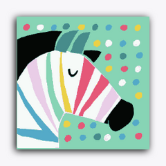 Coloring Cute ZEBRA