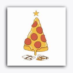 Pizza Party Tree - Christmas