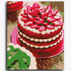 Strawberry Cake IIlustration