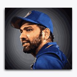 Rohit Sharma-Hitman-Close-up-Cricketer-T20 World Cup Collection
