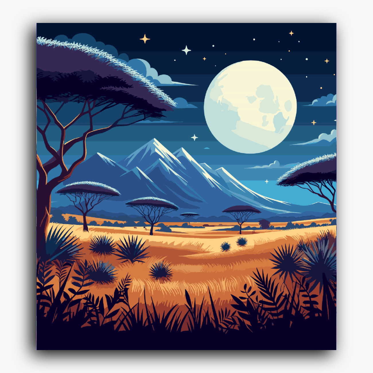 A Big Moon on the Farm
