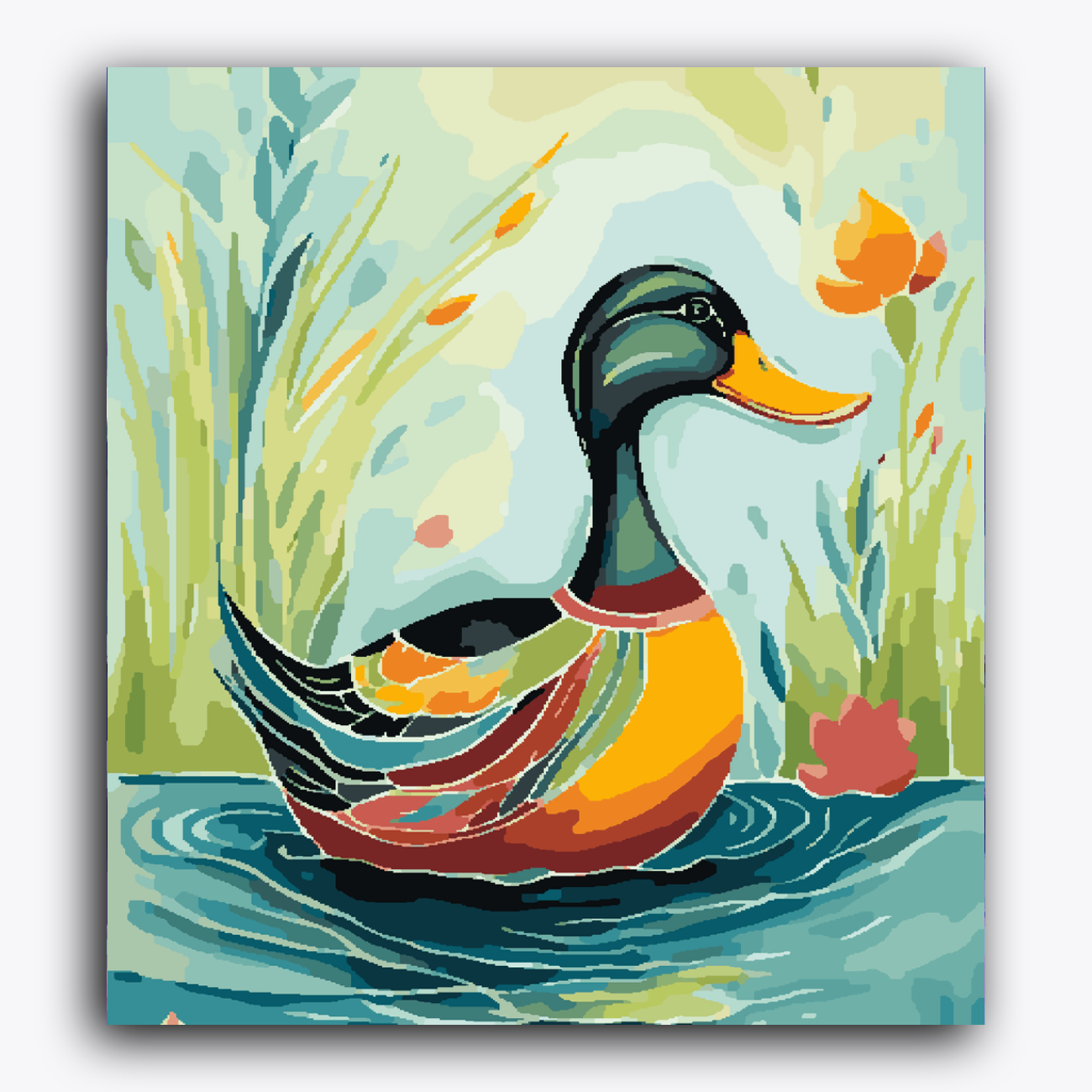 Duck Swimming