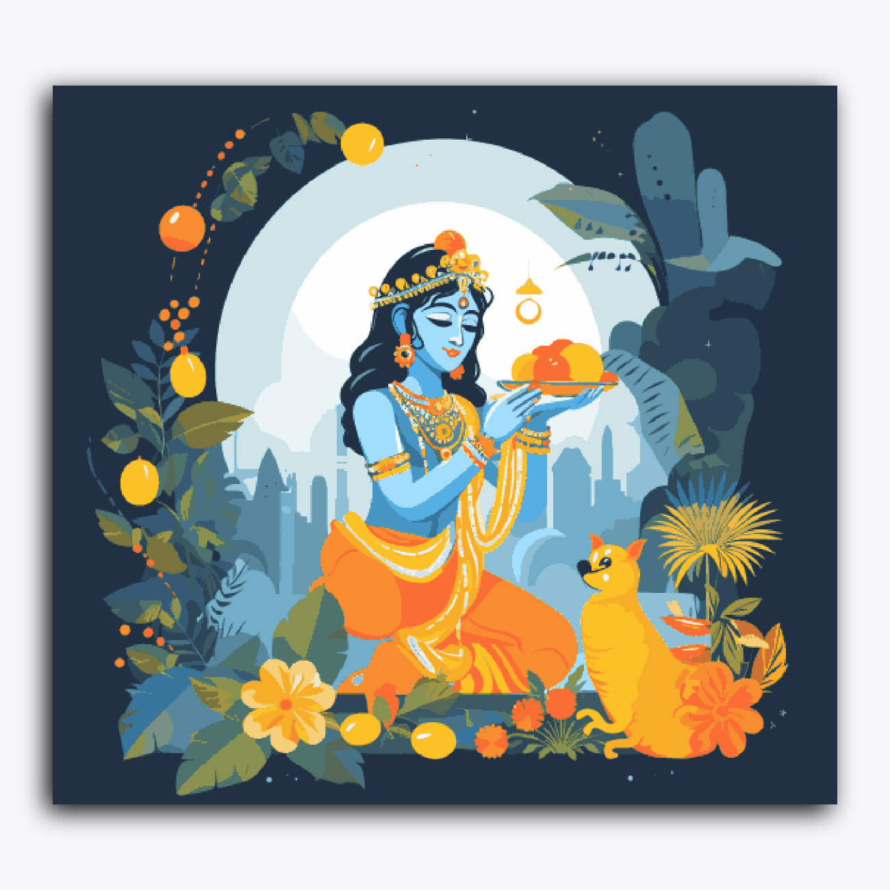 Krishna in Nature
