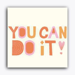 You can do it